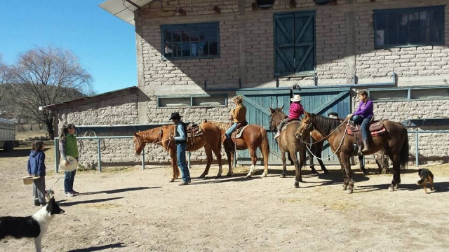 El equipo de rutas a caballo